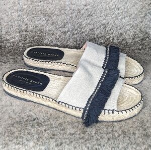 Patricia Green Bahama Espadrille Slide Sandal Women's 10
